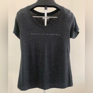 Mountains Are My Happy Place Scoopneck T-shirt